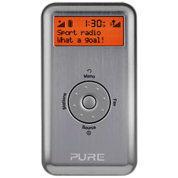 Pure Move 2500 DAB/FM Personal Stereo Radio Silver